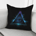 Masonic Eye All Seeing Print Pillow Cover