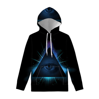 Masonic Eye All Seeing Print Pullover Hoodie