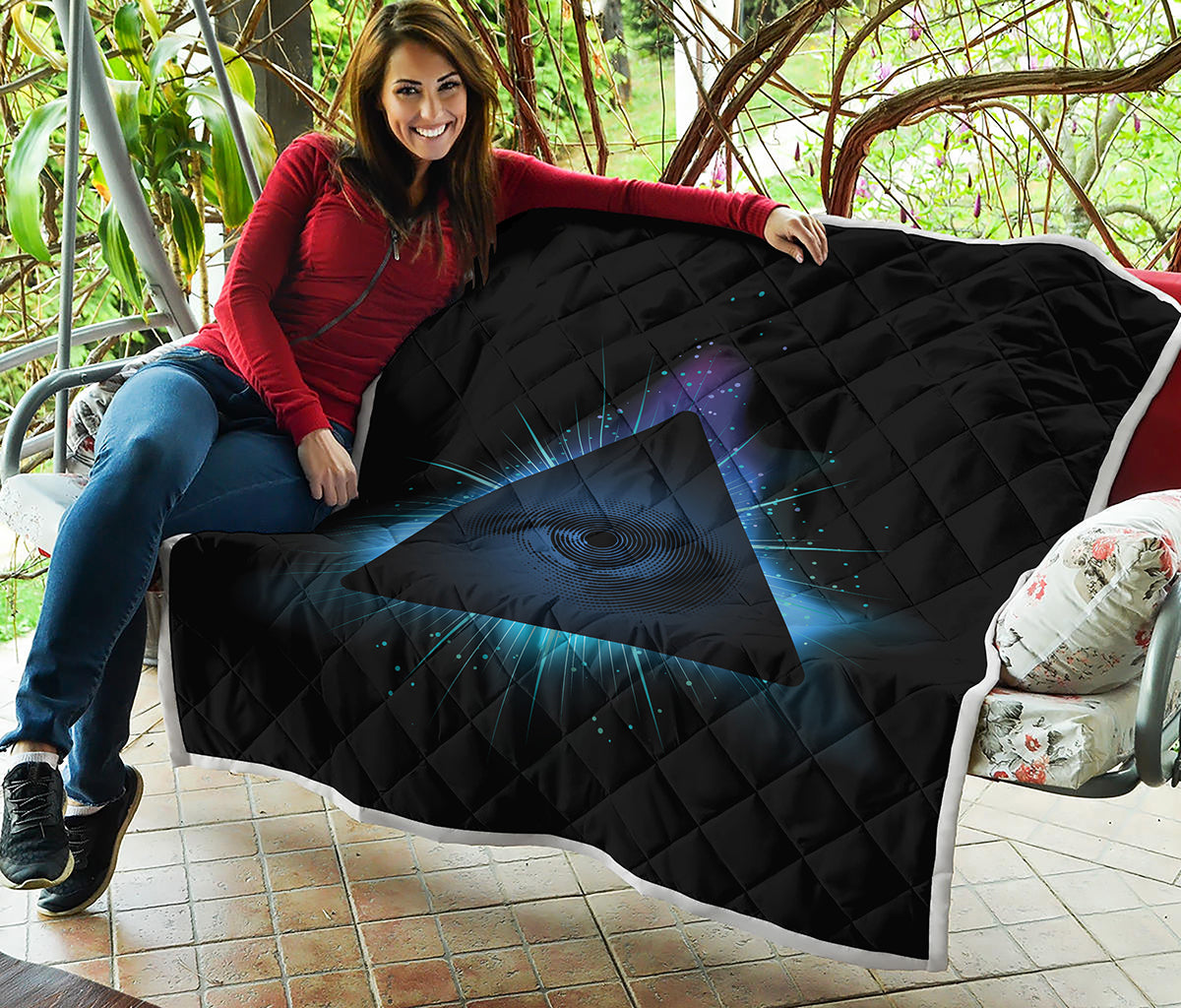 Masonic Eye All Seeing Print Quilt