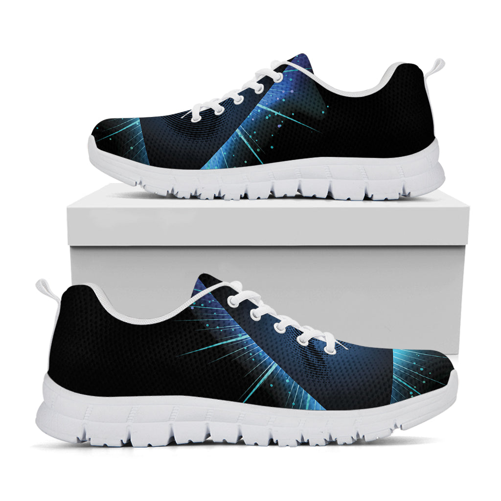 Masonic Eye All Seeing Print White Sneakers