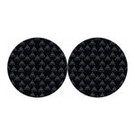 Masonic Eye Pattern Print Car Coasters