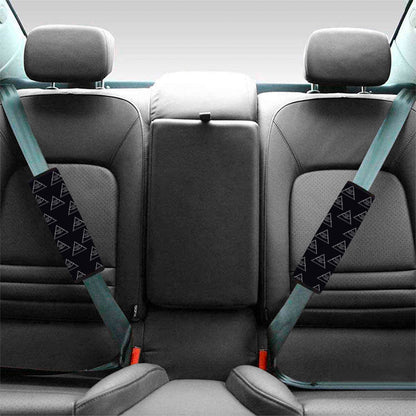 Masonic Eye Pattern Print Car Seat Belt Covers