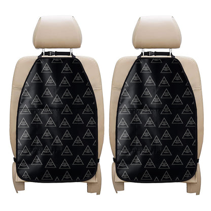 Masonic Eye Pattern Print Car Seat Organizers