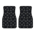 Masonic Eye Pattern Print Front Car Floor Mats