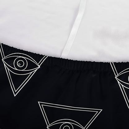 Masonic Eye Pattern Print Sofa Cover