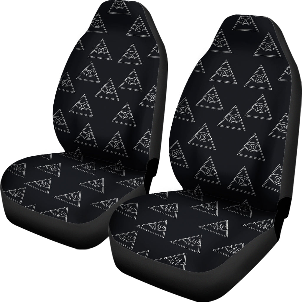 Masonic Eye Pattern Print Universal Fit Car Seat Covers
