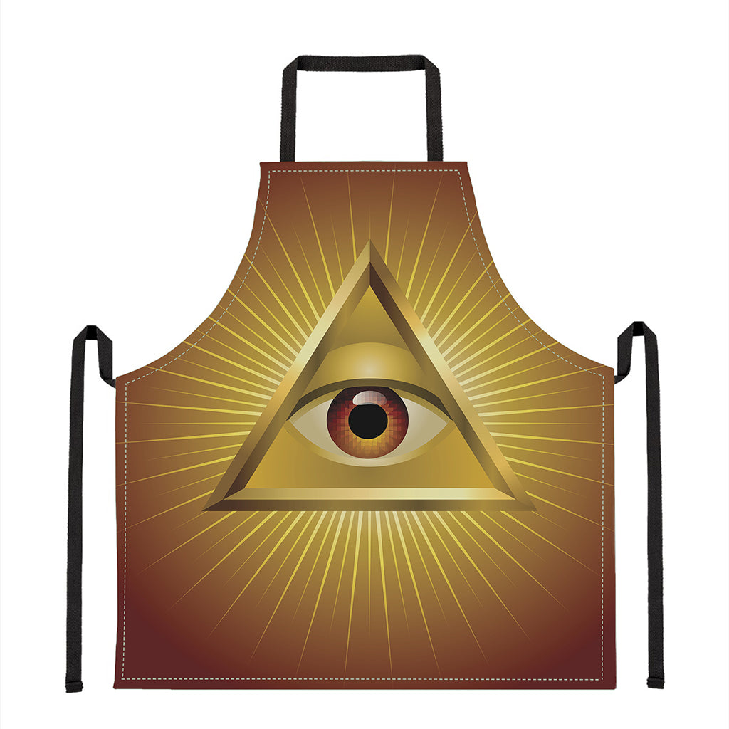 Masonic Eye Sight Print Apron