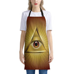 Masonic Eye Sight Print Apron