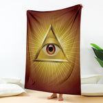 Masonic Eye Sight Print Blanket
