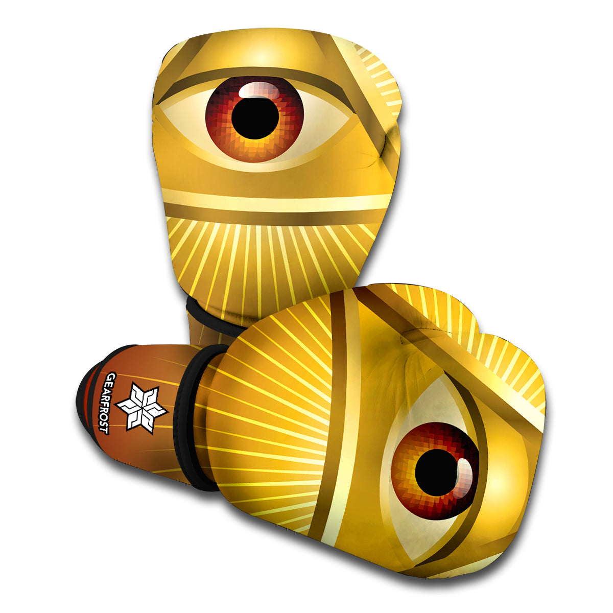 Masonic Eye Sight Print Boxing Gloves