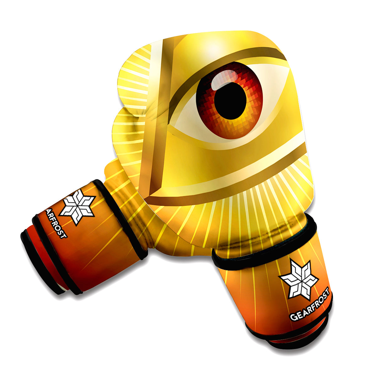 Masonic Eye Sight Print Boxing Gloves