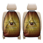 Masonic Eye Sight Print Car Seat Organizers