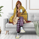 Masonic Eye Sight Print Hooded Blanket