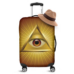 Masonic Eye Sight Print Luggage Cover