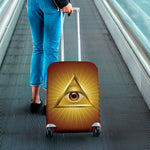 Masonic Eye Sight Print Luggage Cover
