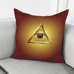 Masonic Eye Sight Print Pillow Cover