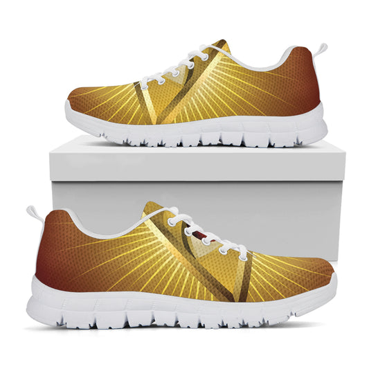 Masonic Eye Sight Print White Sneakers