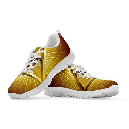 Masonic Eye Sight Print White Sneakers