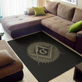 Masonic Freemasonry Print Floor Mat