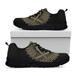 Masonic Freemasonry Print Black Sneakers