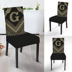 Masonic Freemasonry Print Dining Chair Slipcover