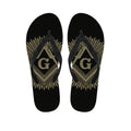 Masonic Freemasonry Print Flip Flops