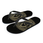 Masonic Freemasonry Print Flip Flops