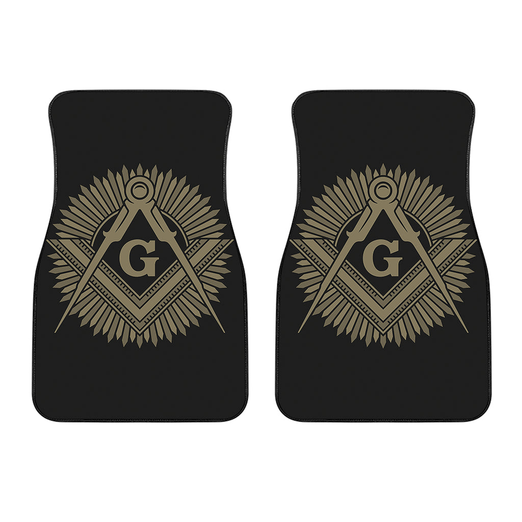 Masonic Freemasonry Print Front Car Floor Mats