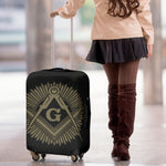 Masonic Freemasonry Print Luggage Cover
