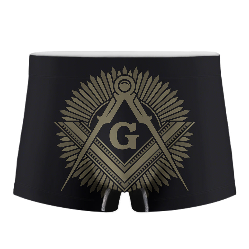 Masonic Freemasonry Print Men's Boxer Briefs