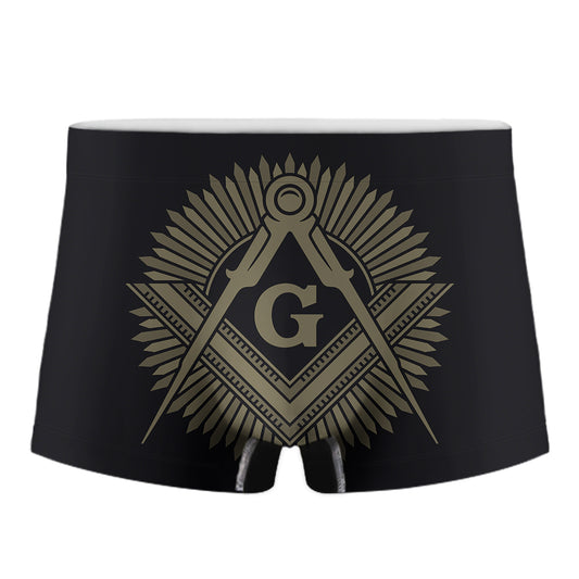Masonic Freemasonry Print Men's Boxer Briefs