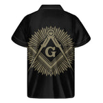 Masonic Freemasonry Print Men's Short Sleeve Shirt