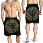 Masonic Freemasonry Print Men's Shorts