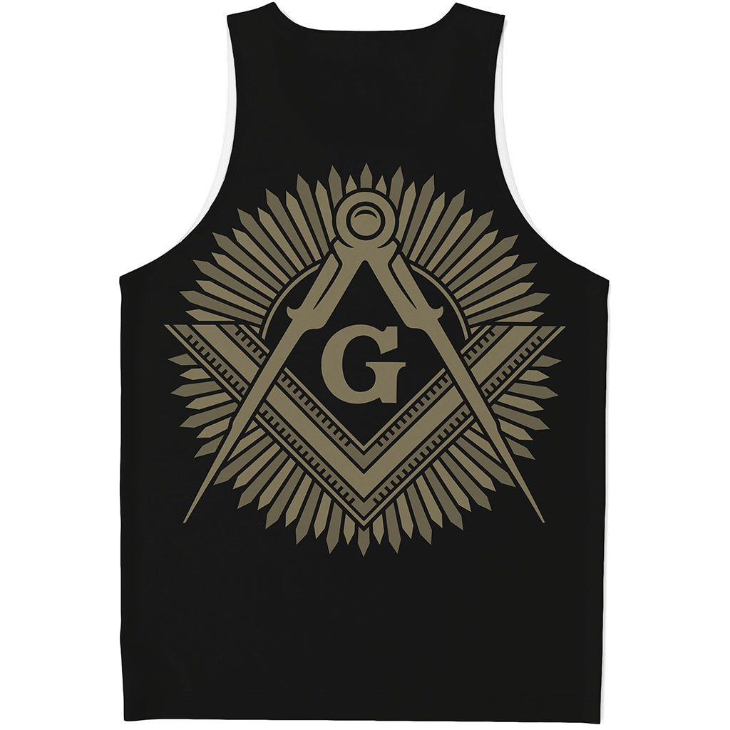 Masonic Freemasonry Print Men's Tank Top