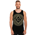 Masonic Freemasonry Print Men's Tank Top