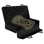 Masonic Freemasonry Print Pet Car Back Seat Cover