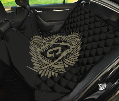 Masonic Freemasonry Print Pet Car Back Seat Cover