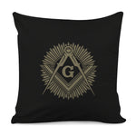 Masonic Freemasonry Print Pillow Cover