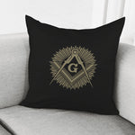 Masonic Freemasonry Print Pillow Cover