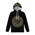 Masonic Freemasonry Print Pullover Hoodie