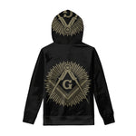 Masonic Freemasonry Print Pullover Hoodie