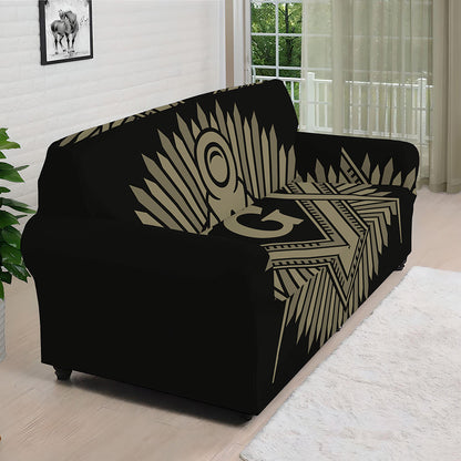 Masonic Freemasonry Print Sofa Cover