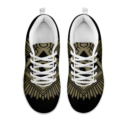 Masonic Freemasonry Print White Sneakers