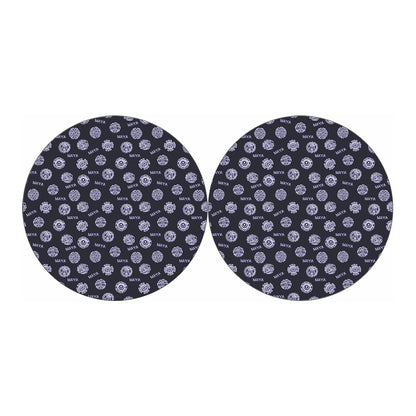 Maya Symbol Pattern Print Car Coasters