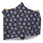 Maya Symbol Pattern Print Hooded Blanket