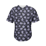 Maya Symbol Pattern Print Men's Baseball Jersey