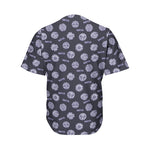 Maya Symbol Pattern Print Men's Baseball Jersey