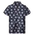 Maya Symbol Pattern Print Men's Short Sleeve Shirt