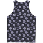 Maya Symbol Pattern Print Men's Tank Top