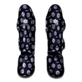 Maya Symbol Pattern Print Muay Thai Shin Guards